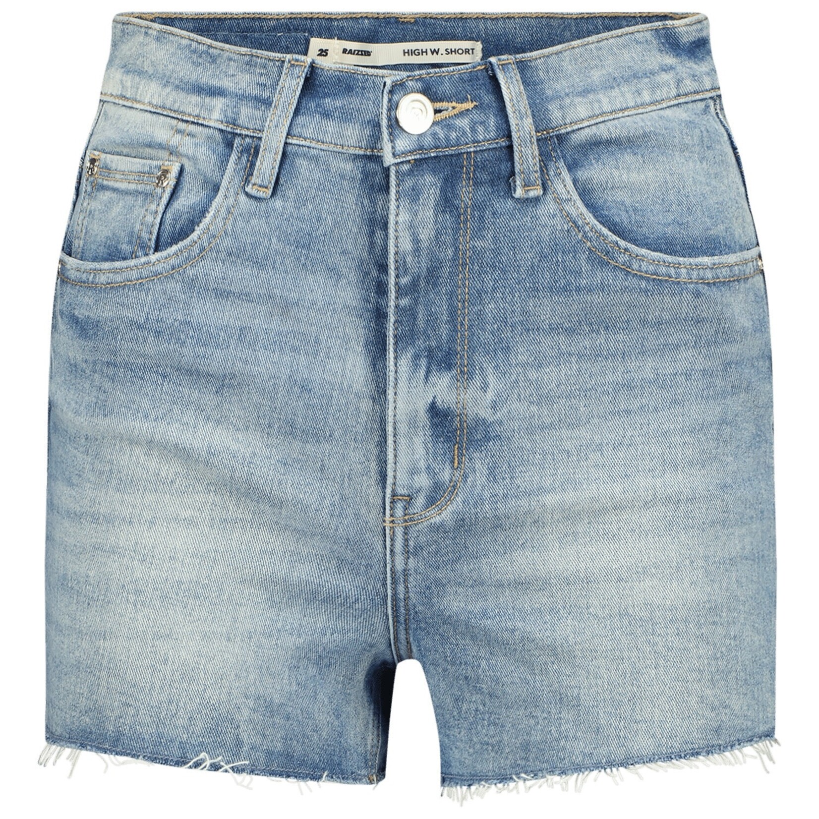 Raizzed jeans short Iris mid blue stone