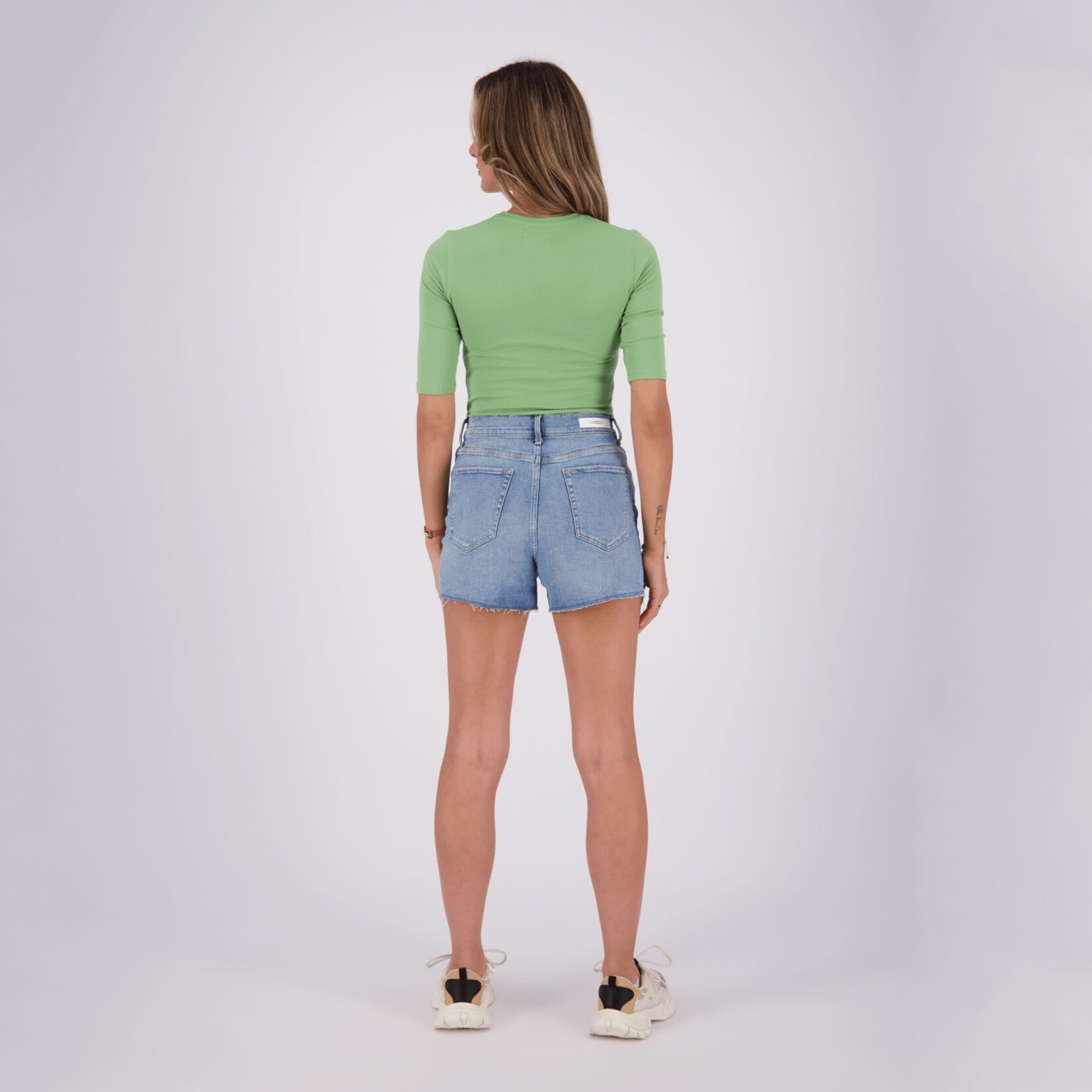 Raizzed jeans short Iris mid blue stone