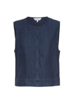 Moss Copenhagen Claritta top blue