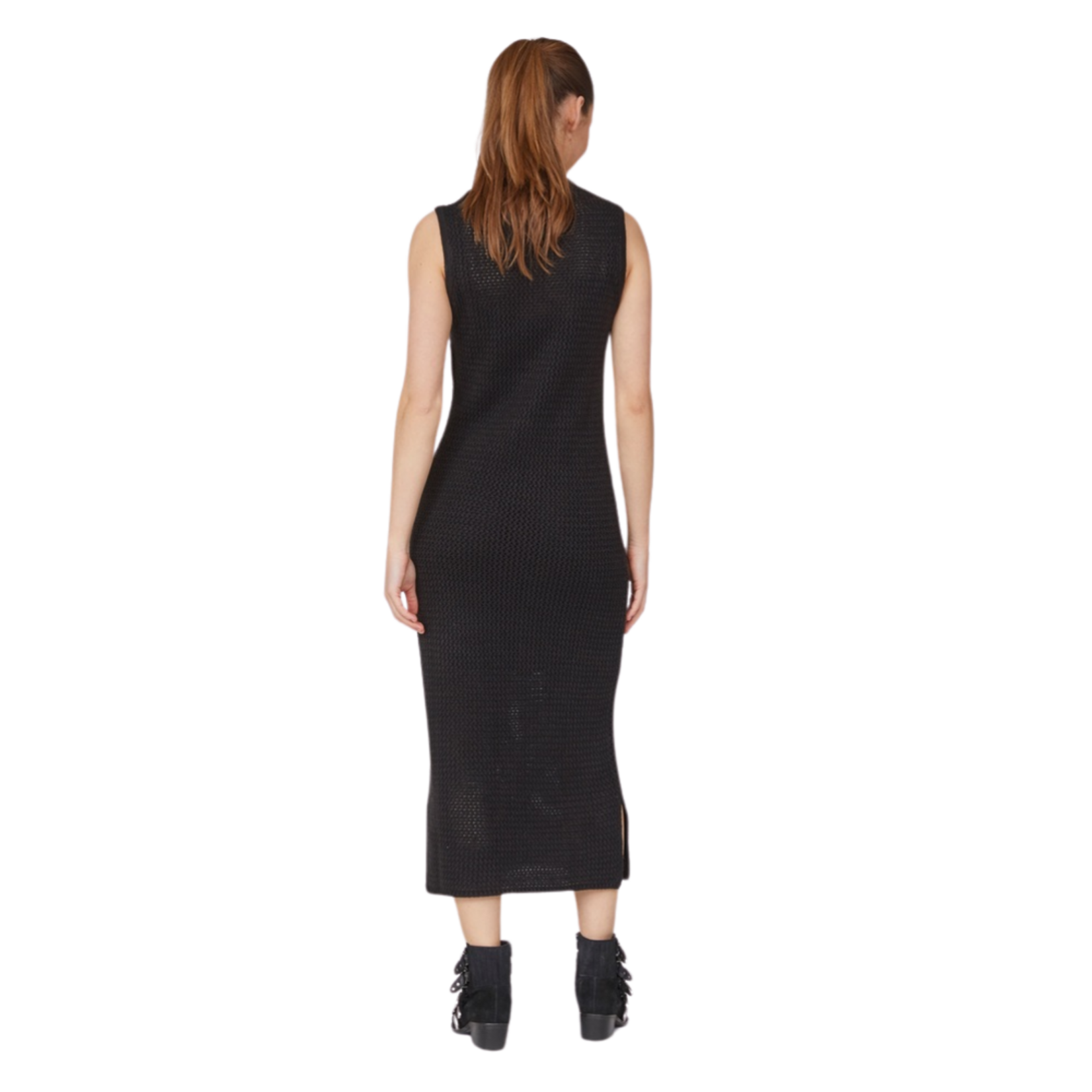 Sisters Point gehaakte dress Hava black