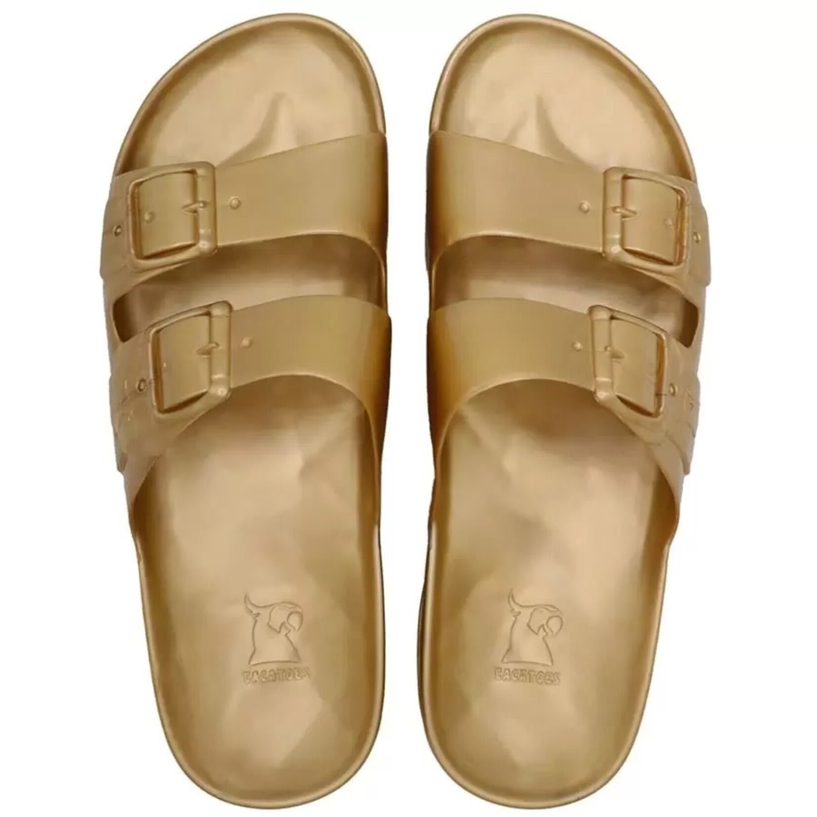 Cacatoes Cacatoes Anjo slippers metallic Gold