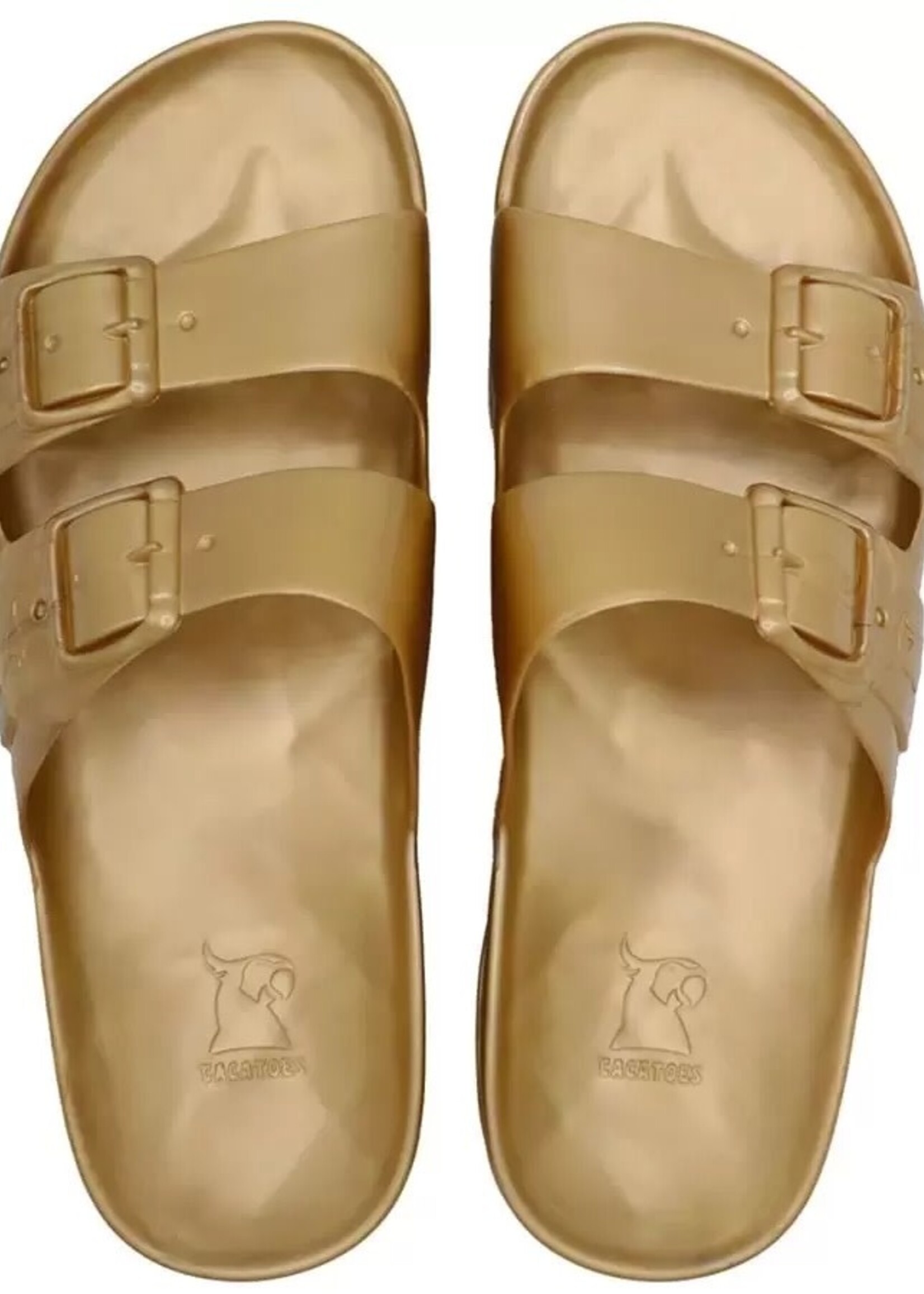 Cacatoes Cacatoes Anjo slippers metallic Gold