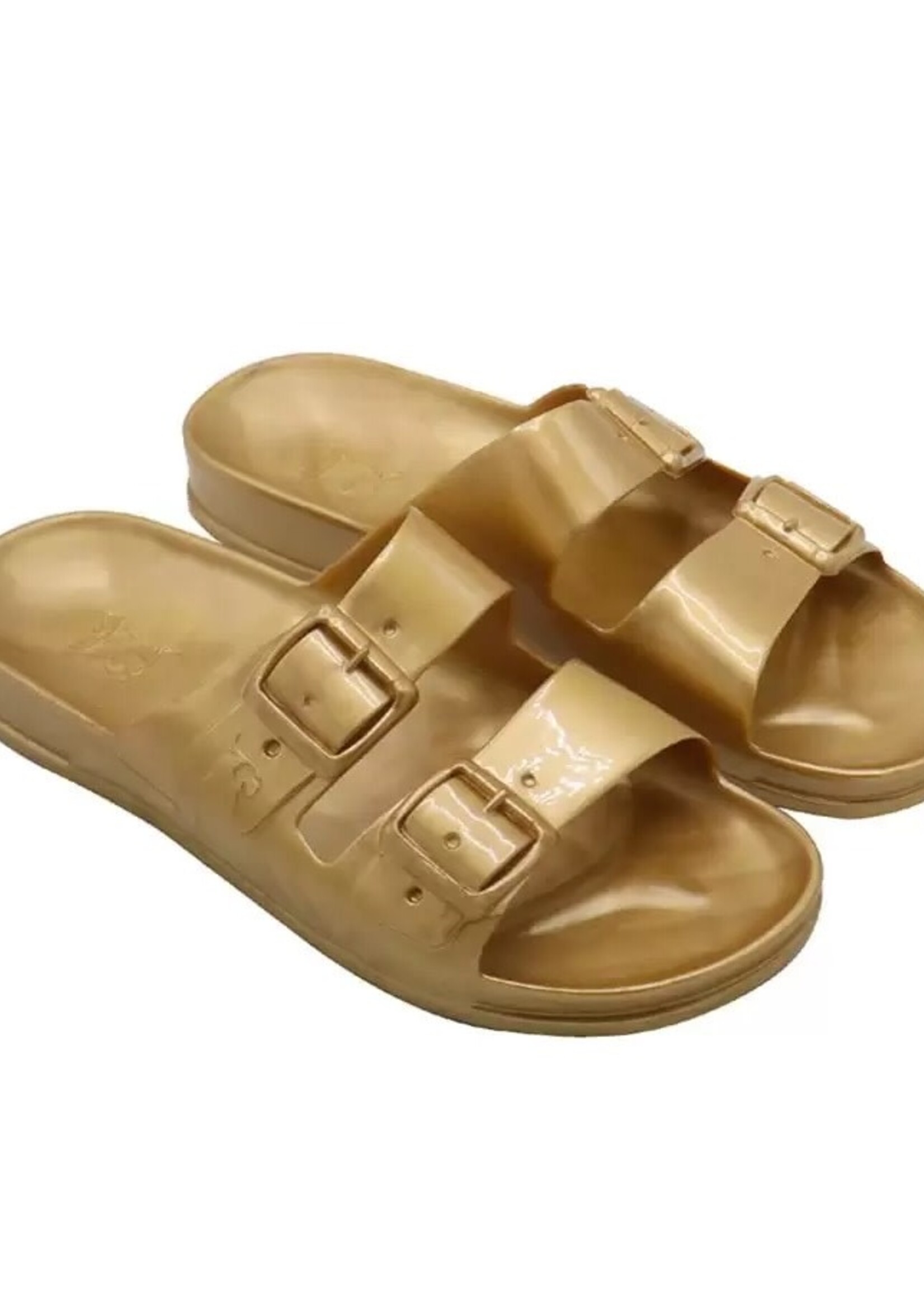 Cacatoes Cacatoes Anjo slippers metallic Gold