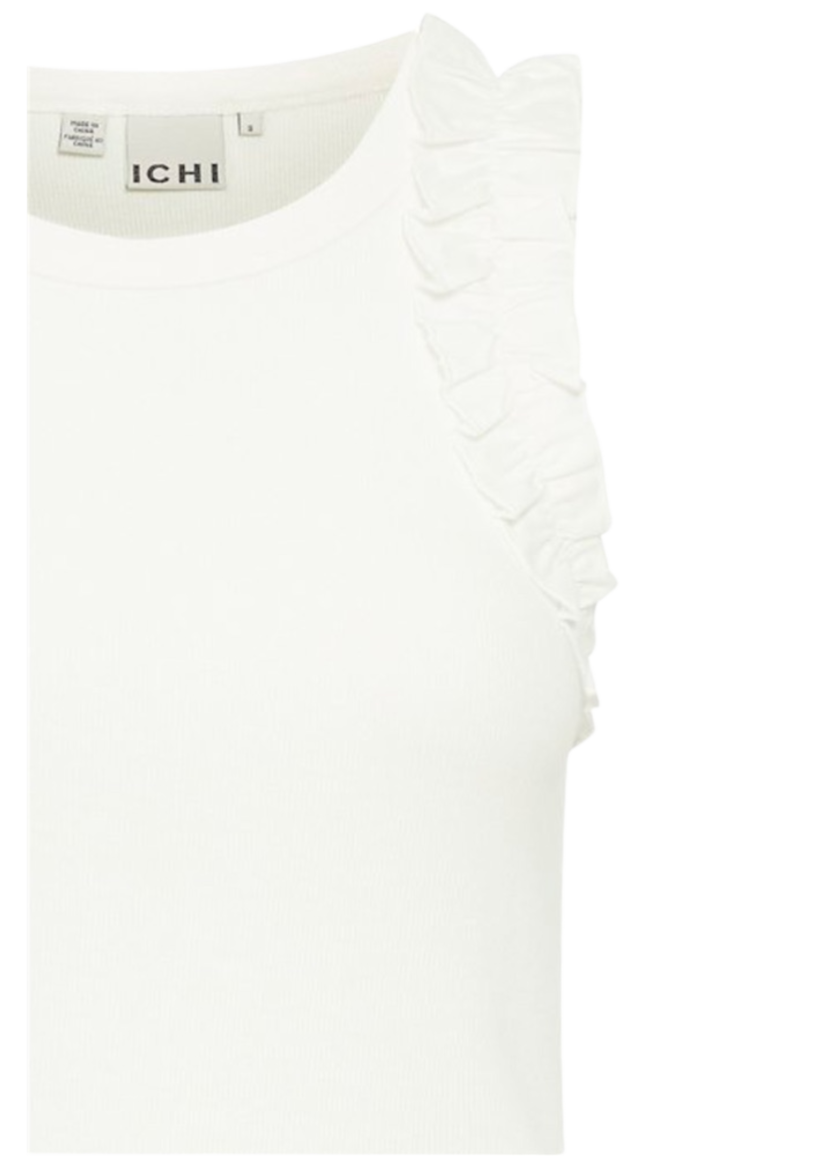 ICHI Ihpaityn top white