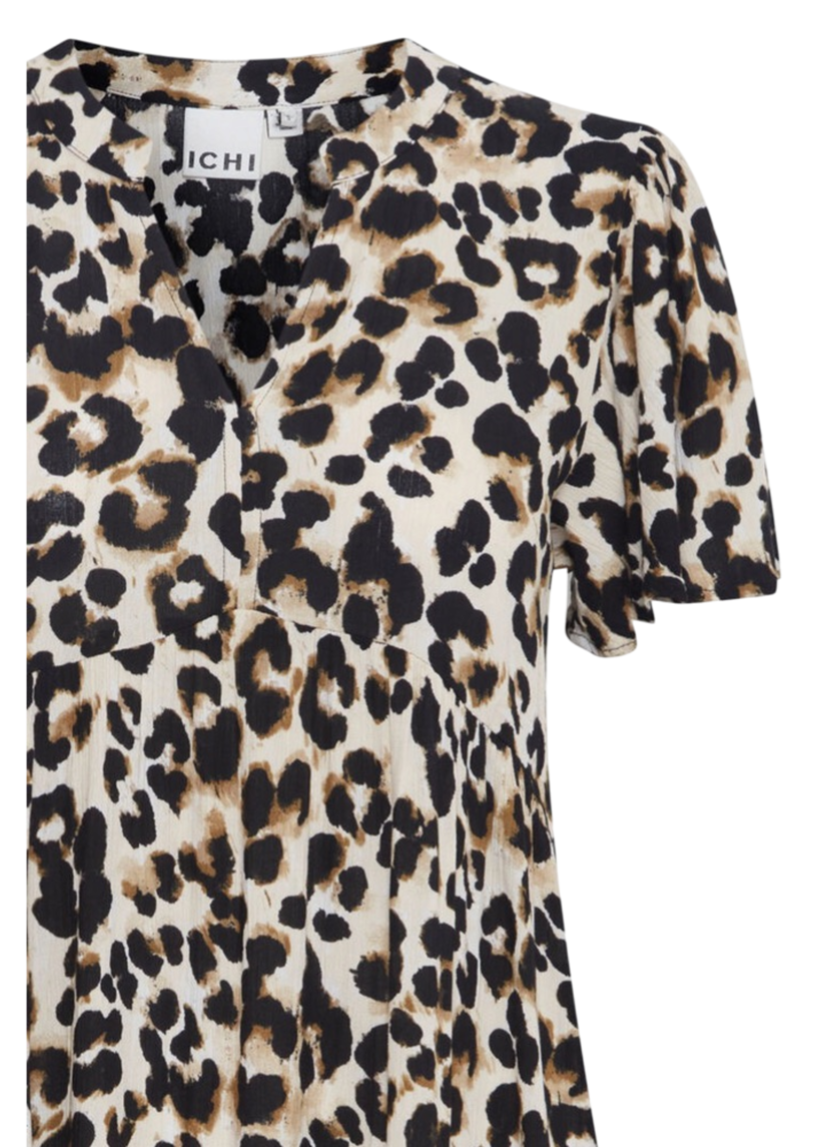 ICHI Ihmarrakech dress 15  leopard