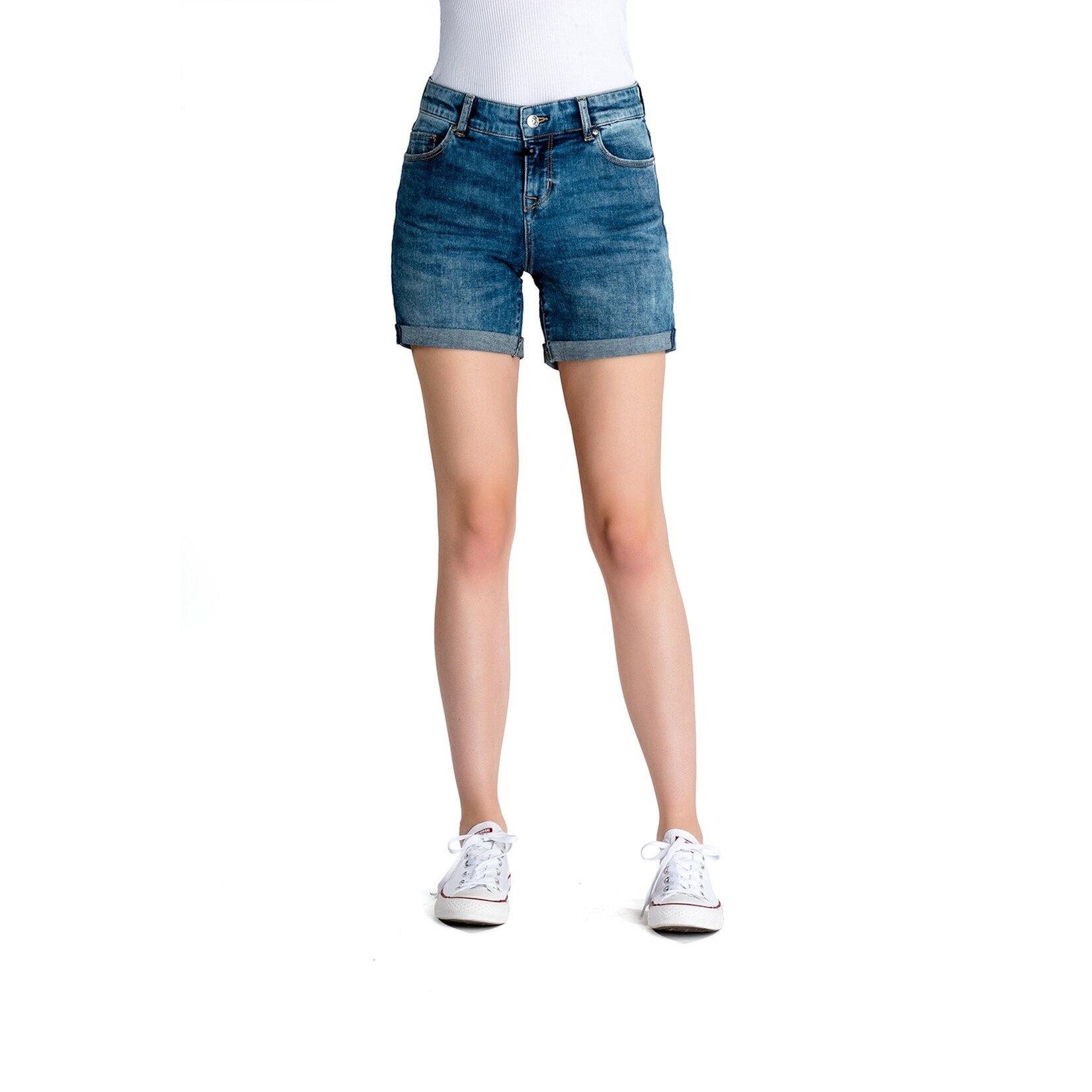 C.O.J. COJ denim Short Emma deep blue
