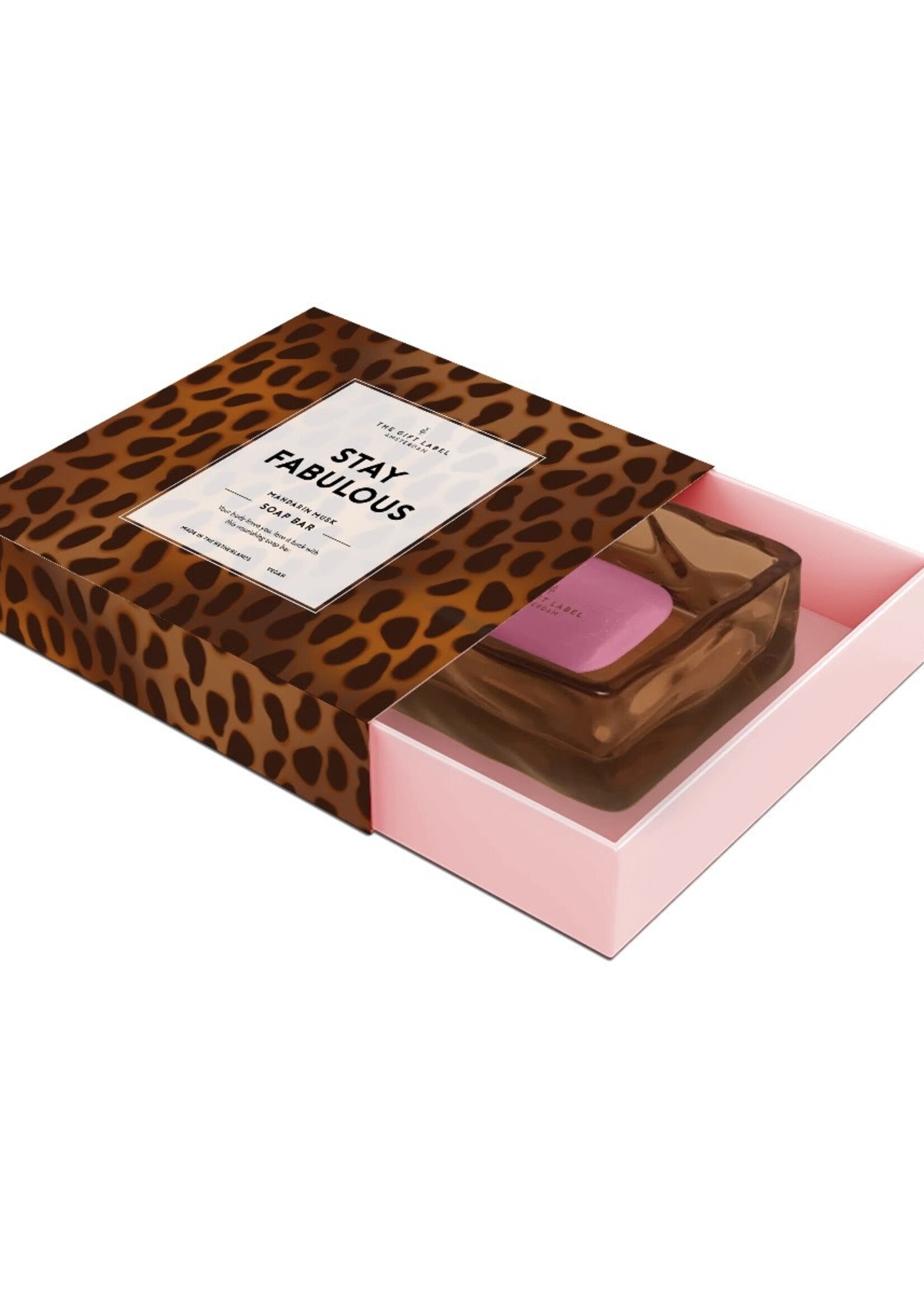 The Gift Label The Gift Label solid soap bar 70gr stay fabulous