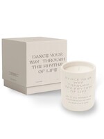 The Gift Label The Gift Label cemented candle 170gr dance your way