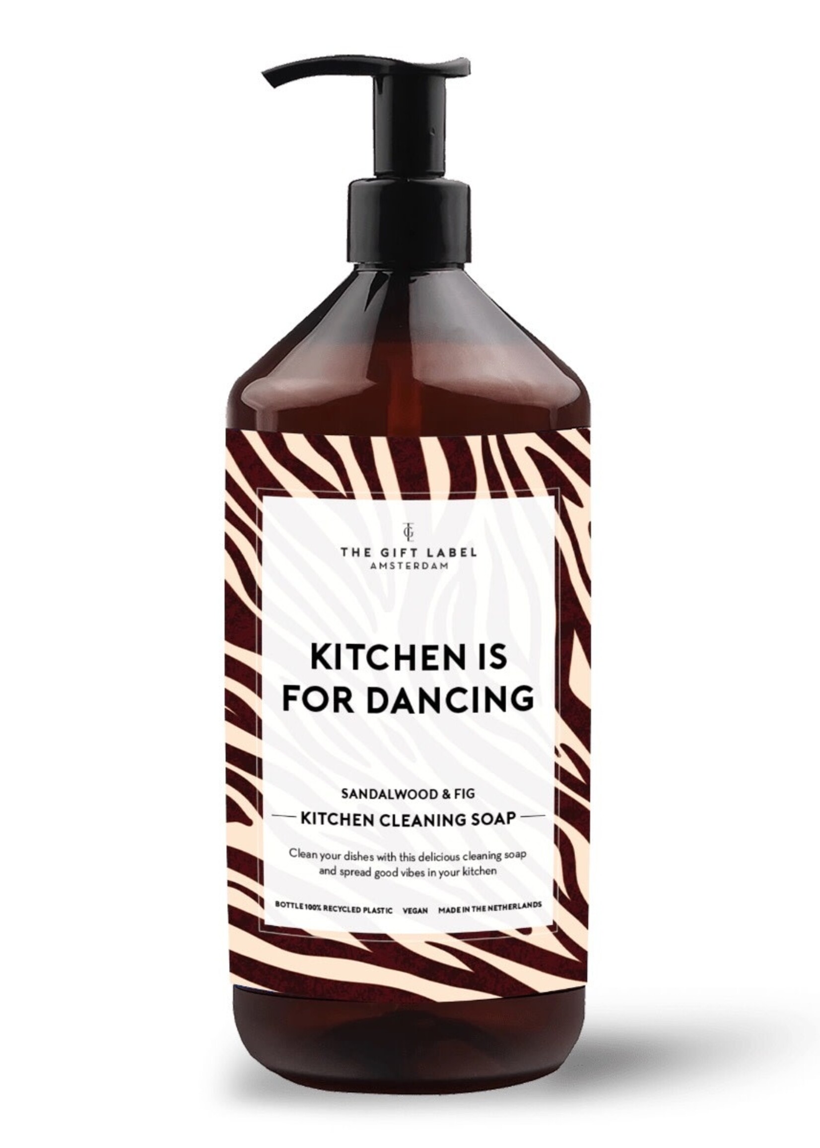 The Gift Label The Gift Label Kitchen Cleaning Soap 1000ml Kitchen is for dancing
