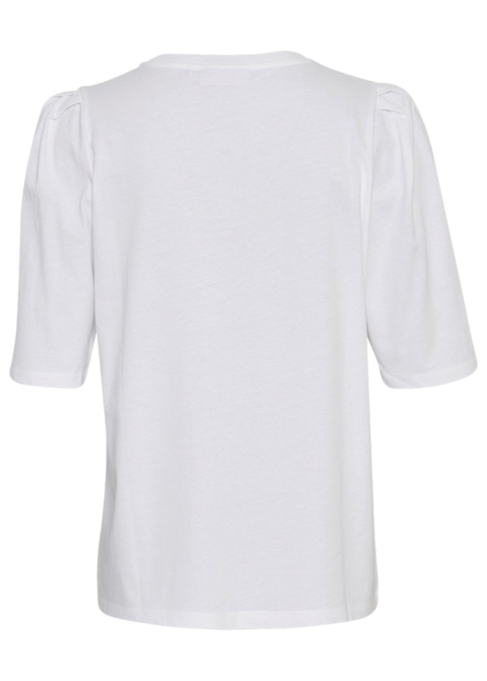 Moss Copenhagen puff t-shirt Begitta white