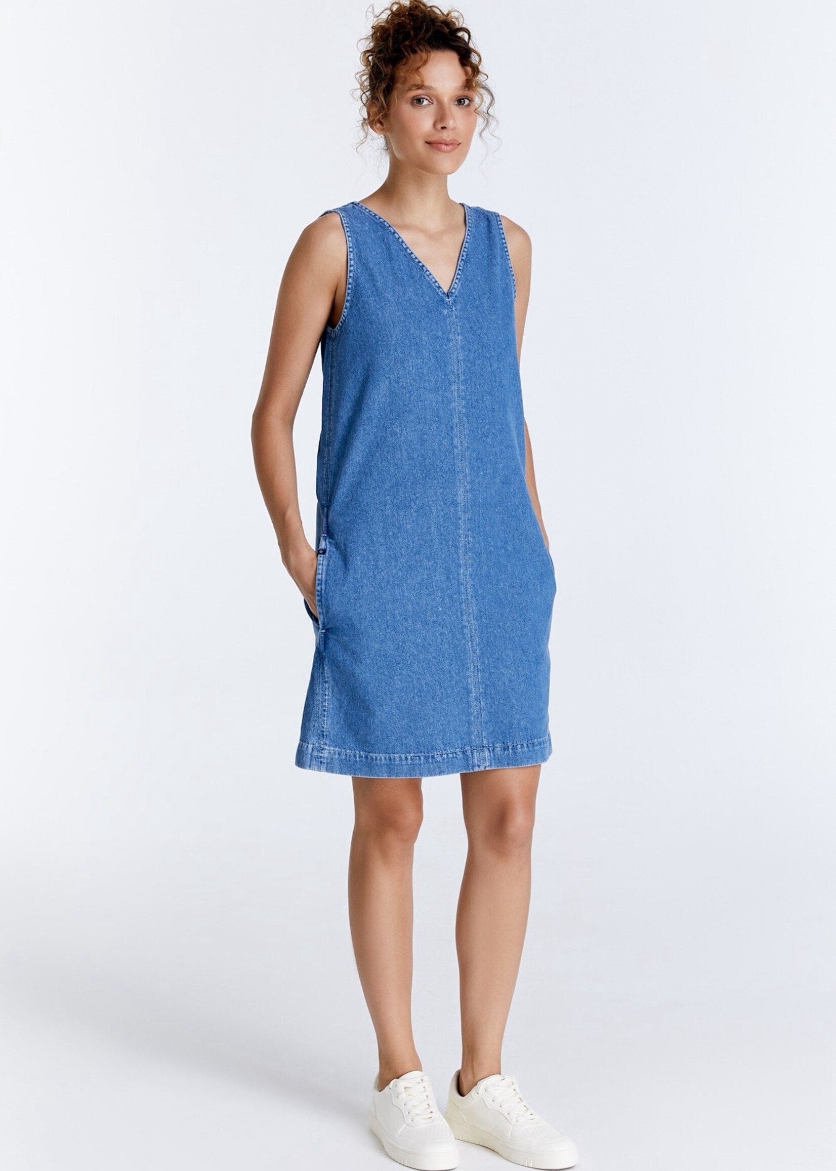 C.O.J. COJ denim dress Sharon med blue