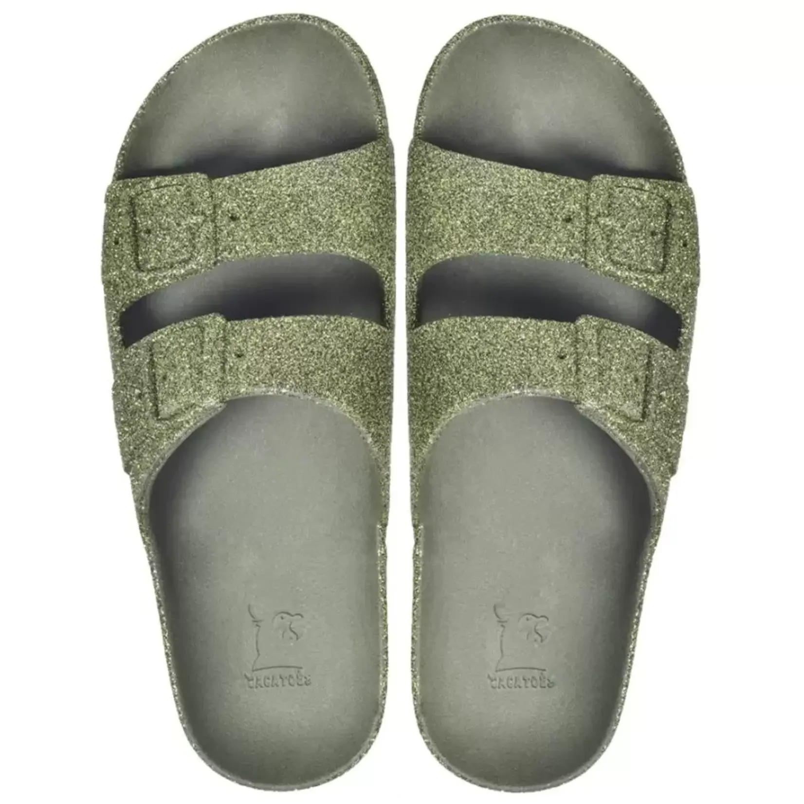 Cacatoes Cacatoes Trancoso slippers groen  glitter