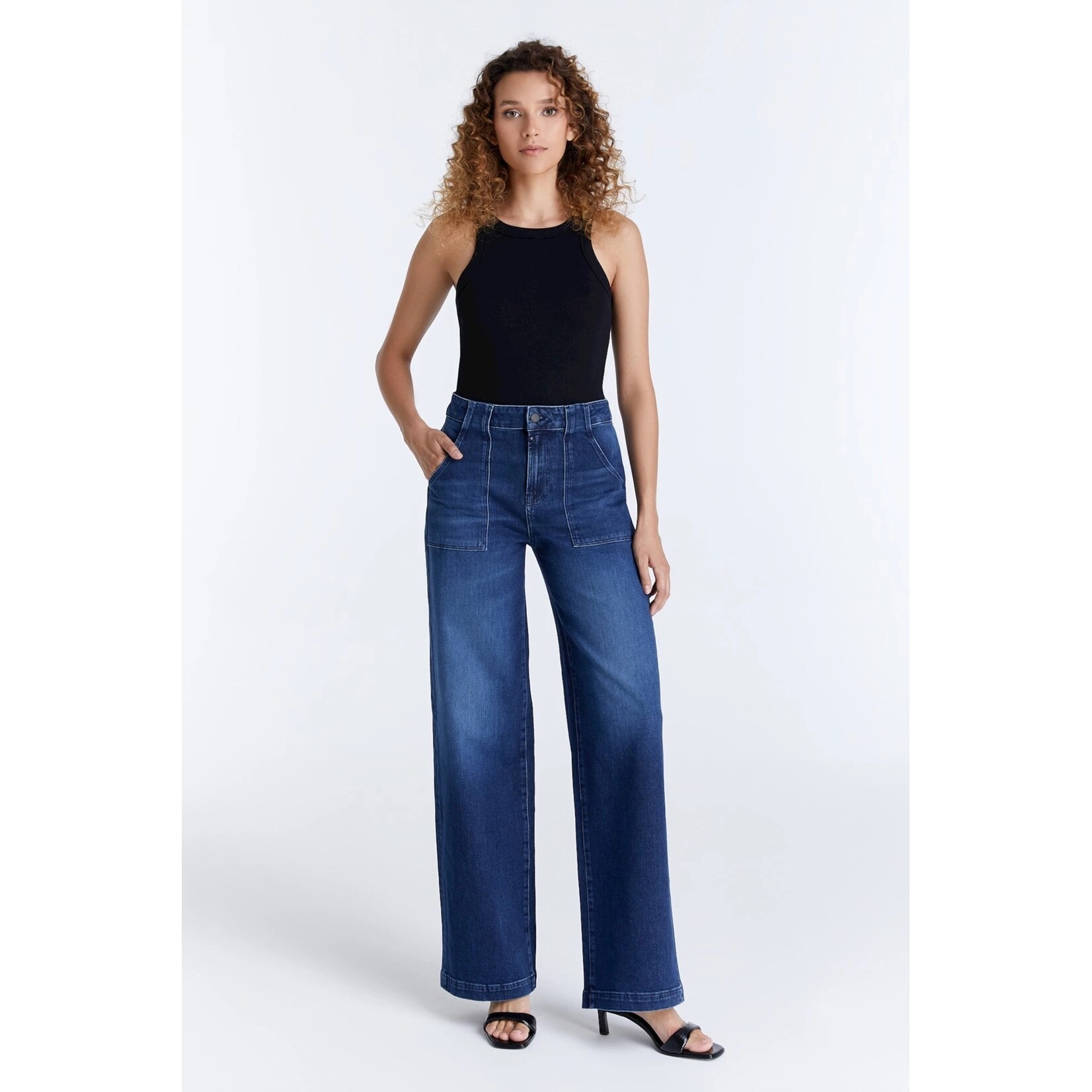 C.O.J. COJ High waist jeans Lulu Dark Blue