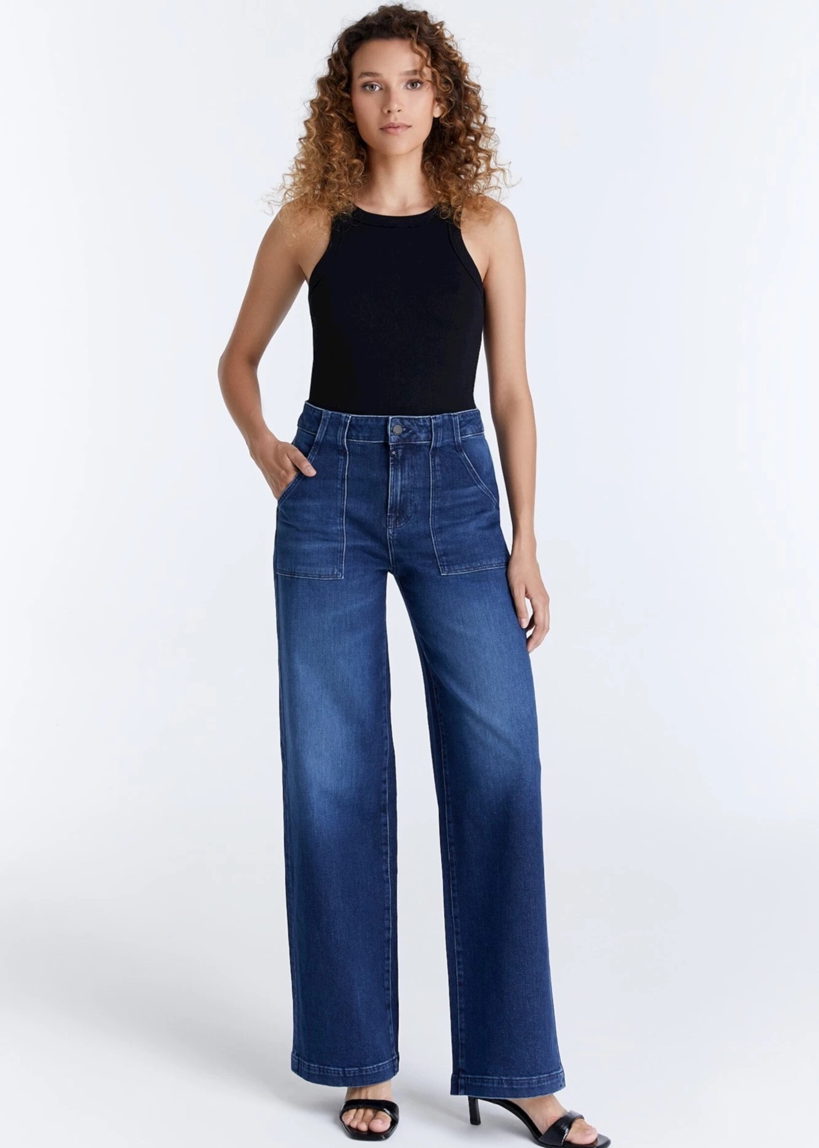 C.O.J. COJ High waist jeans Lulu Dark Blue