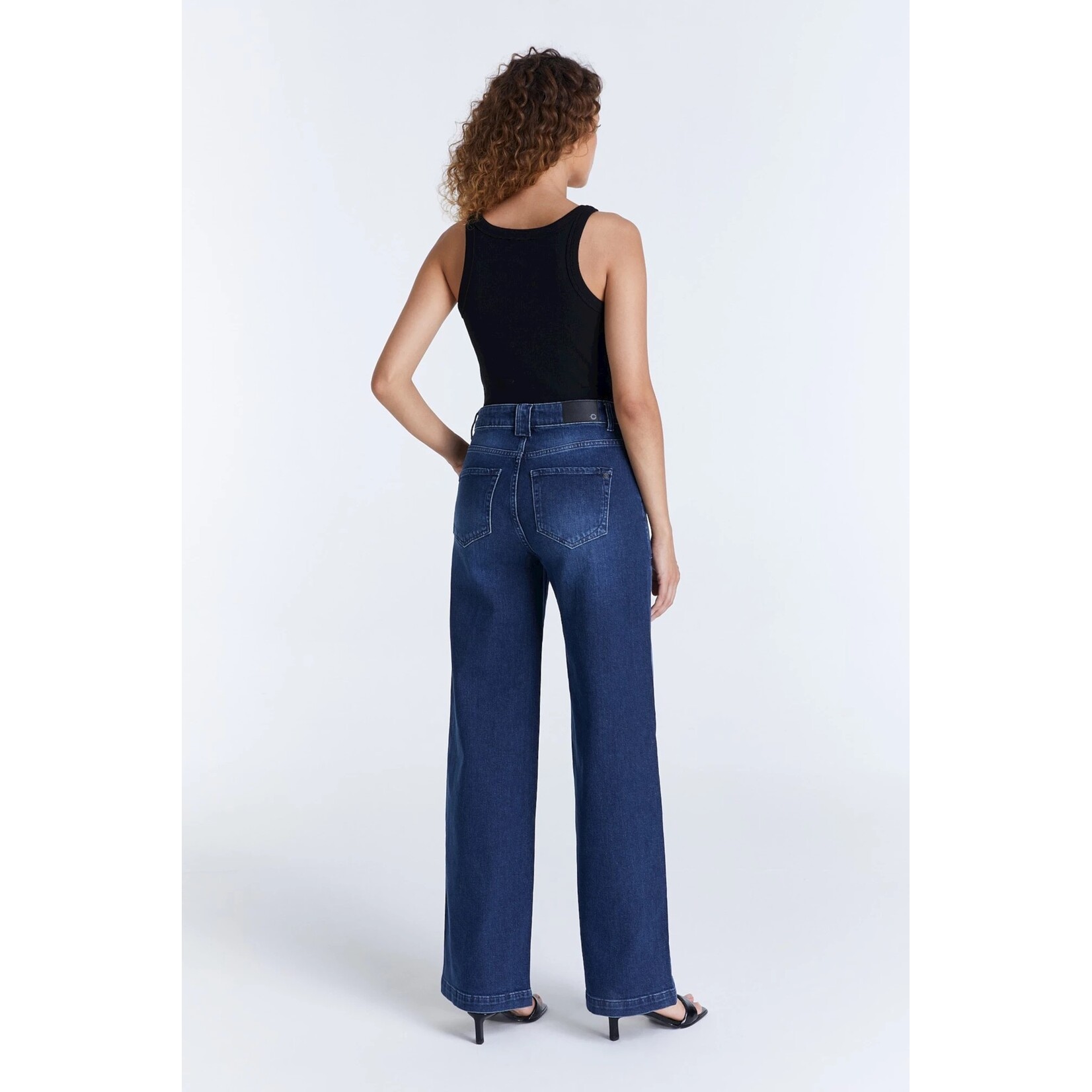 C.O.J. COJ High waist jeans Lulu Dark Blue