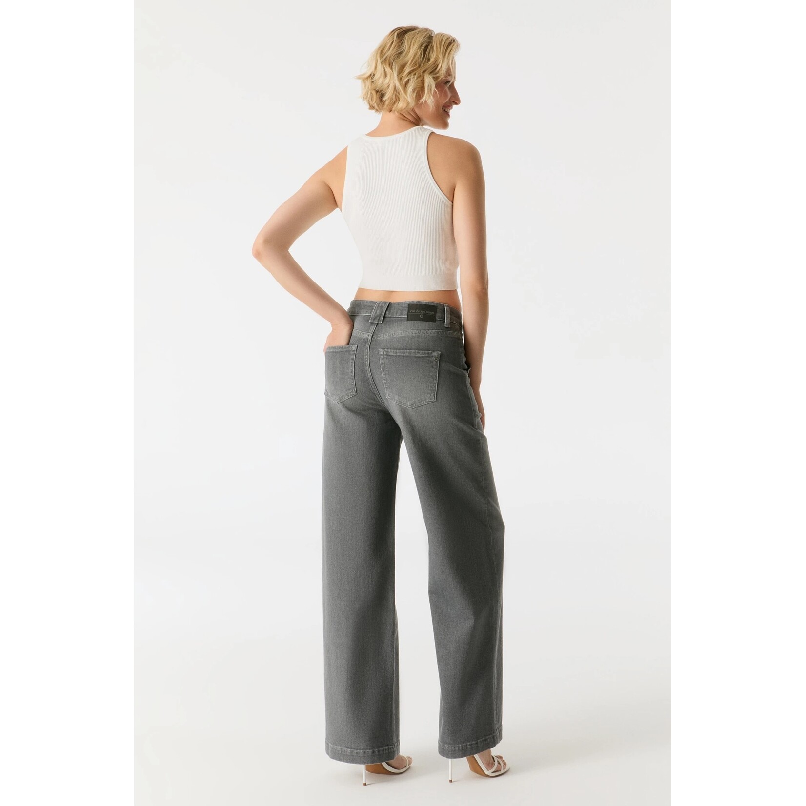 C.O.J. COJ High waist jeans Lulu Grey VT