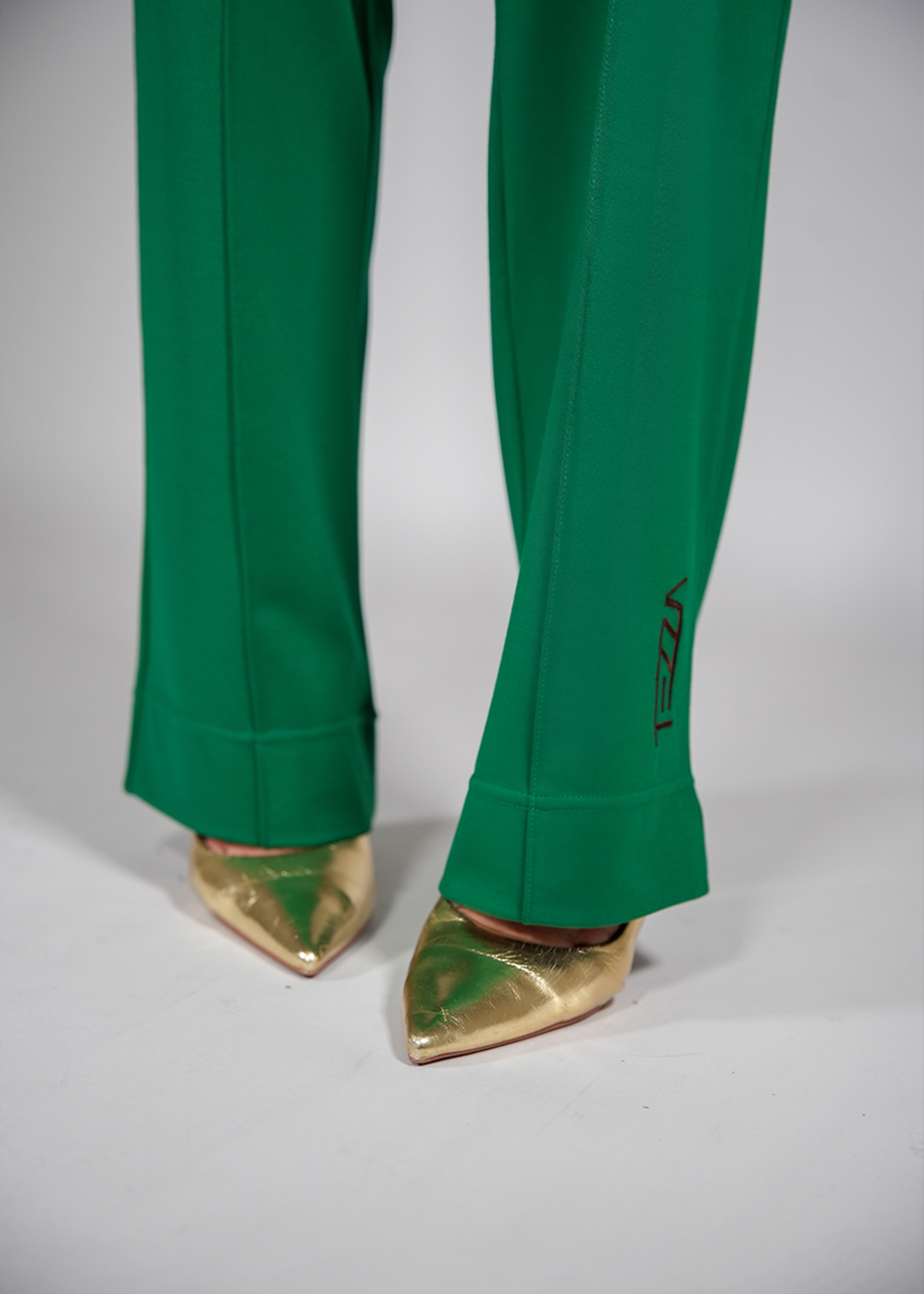 Tezza Fashion Tezza pants wide green