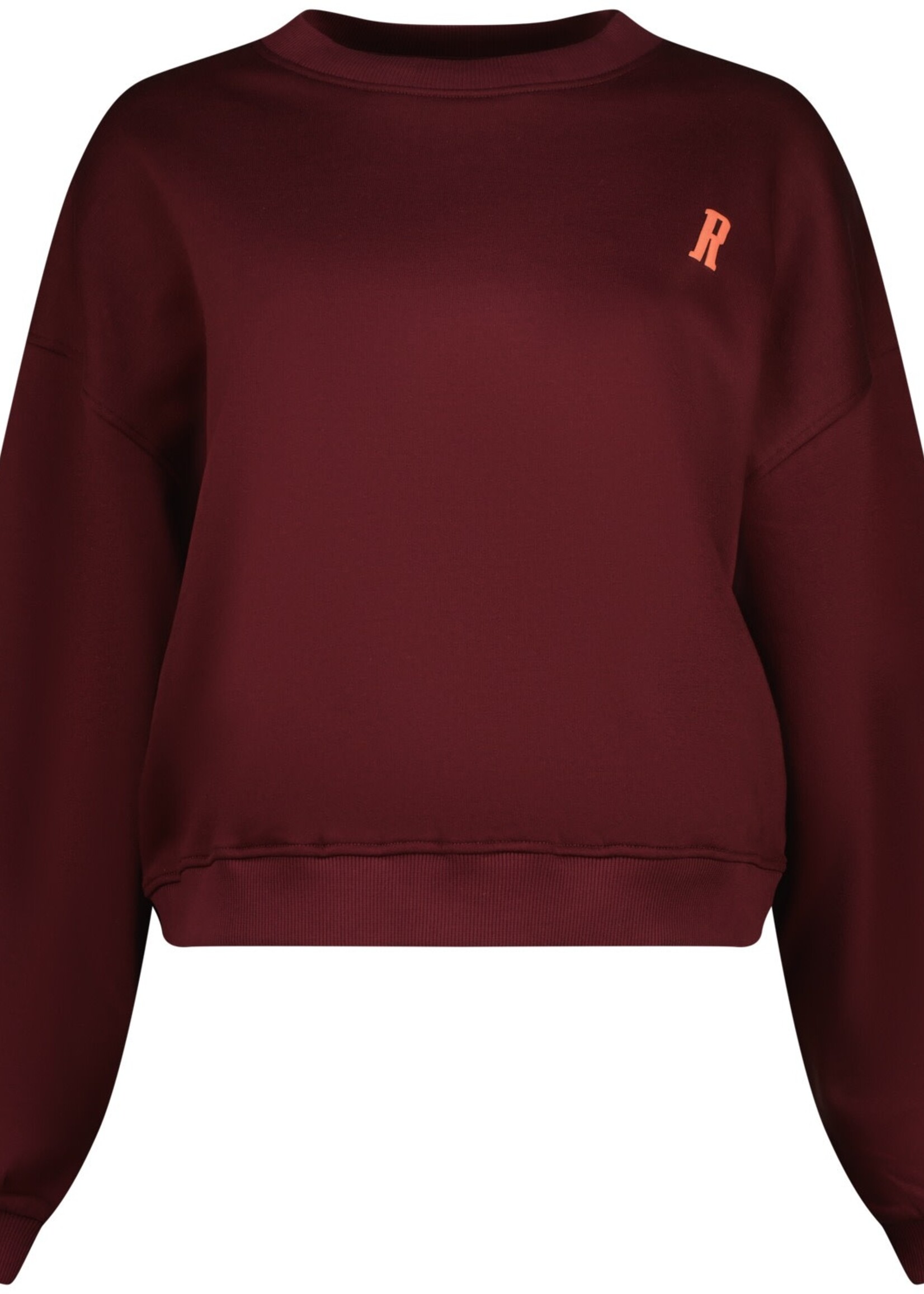 Raizzed sweater Rubie sangria red