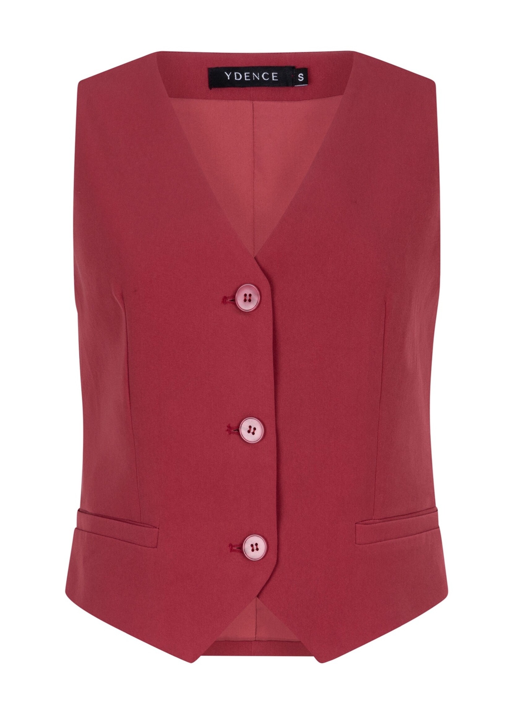 Ydence gilet Kaia wine red