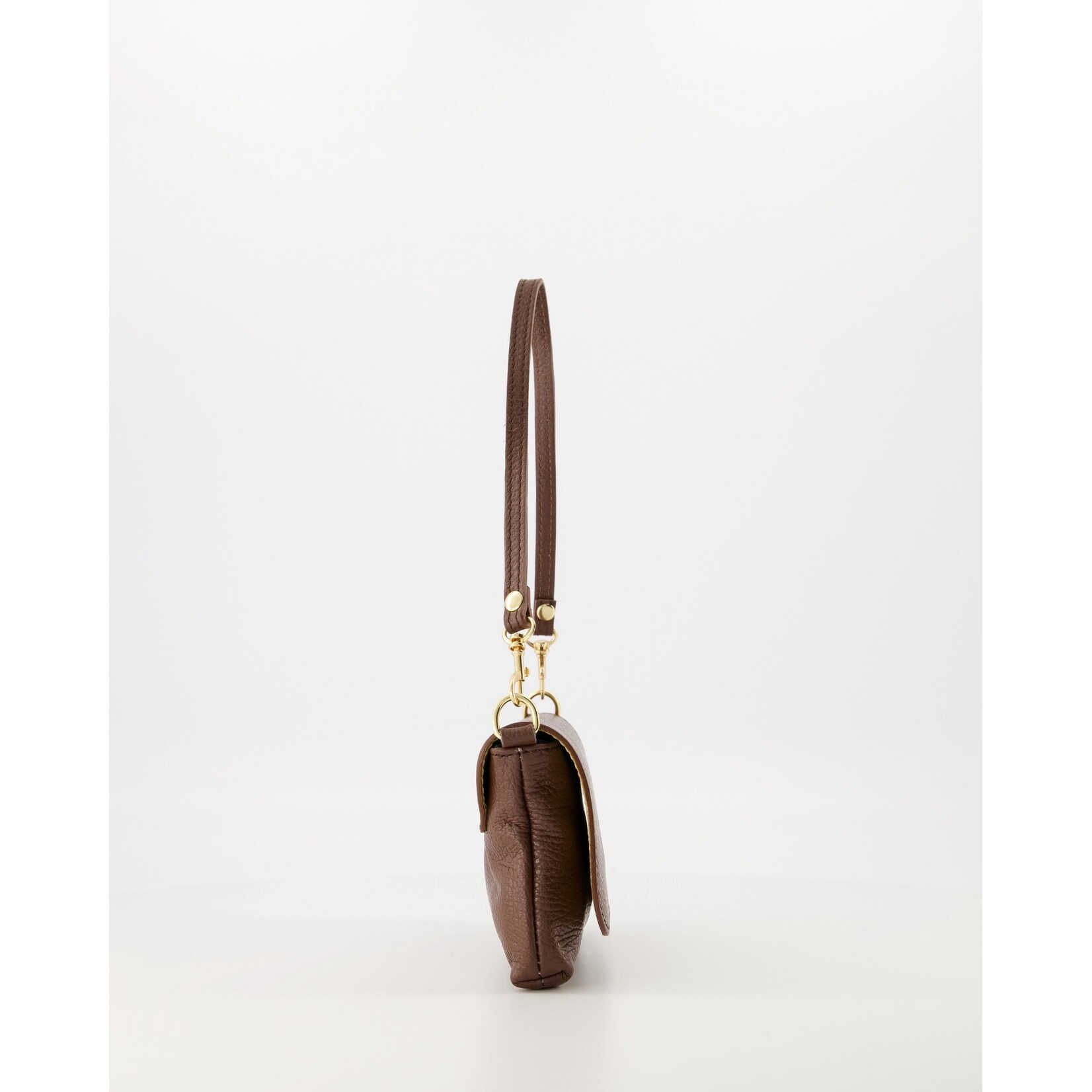 Leren tas Lara Bruin