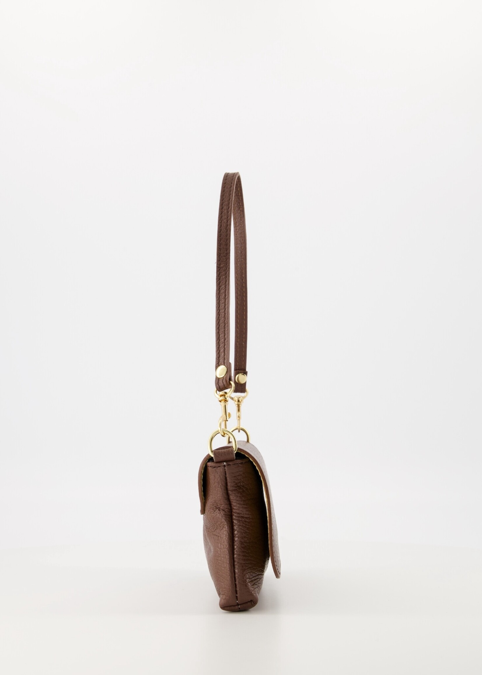 Leren tas Lara Bruin