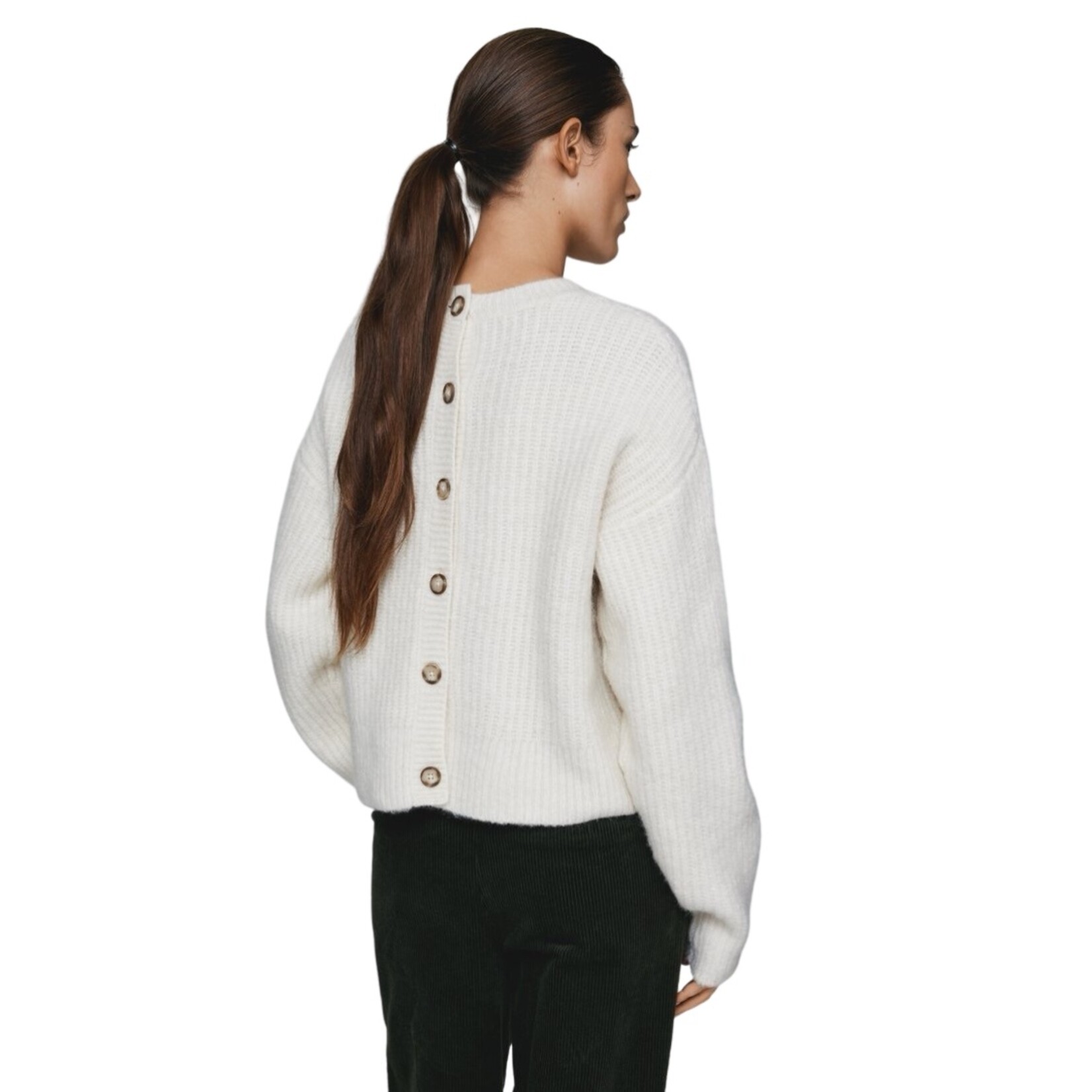 Moss Copenhagen Gittel Peggy pullover egret