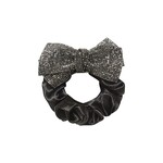 ICHI Iatamia bow scrunchie silver