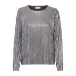 ICHI Ihmathilde top grijs / zilver