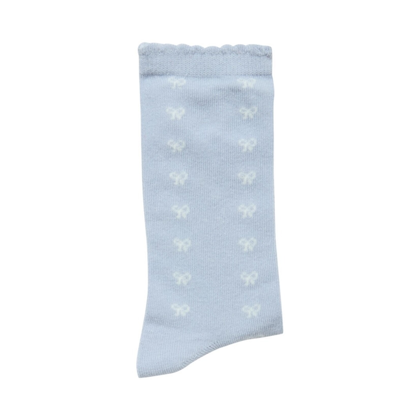 ICHI Iabow sokken licht blauw strik