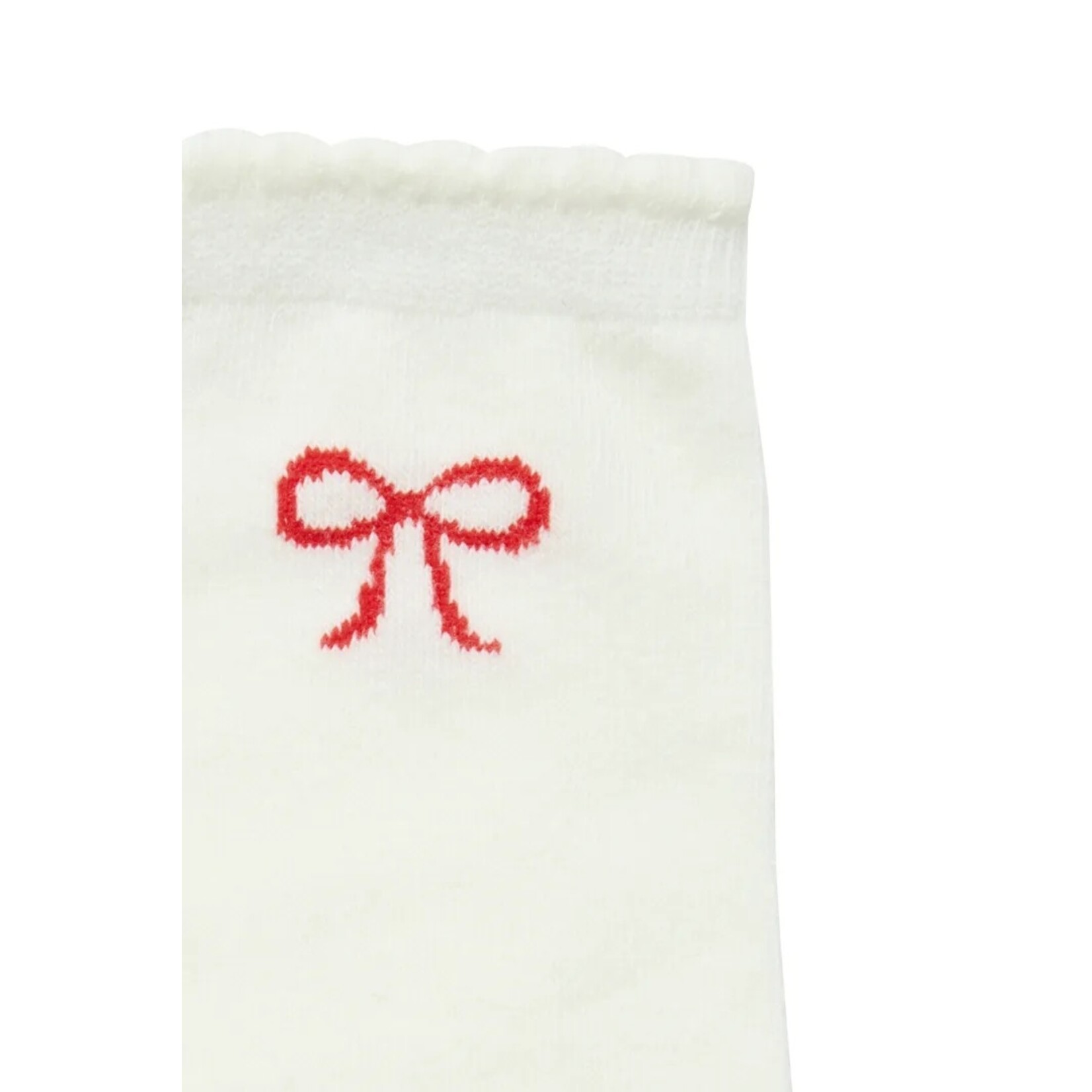 ICHI Iabow sokken wit strik