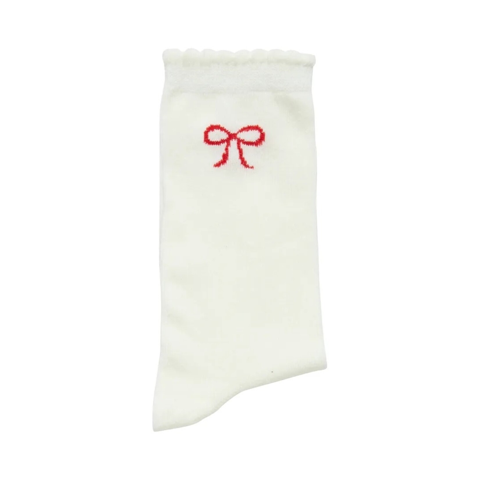 ICHI Iabow sokken wit strik