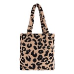 Bulu Teddy Totebag - Brown Big Leopard