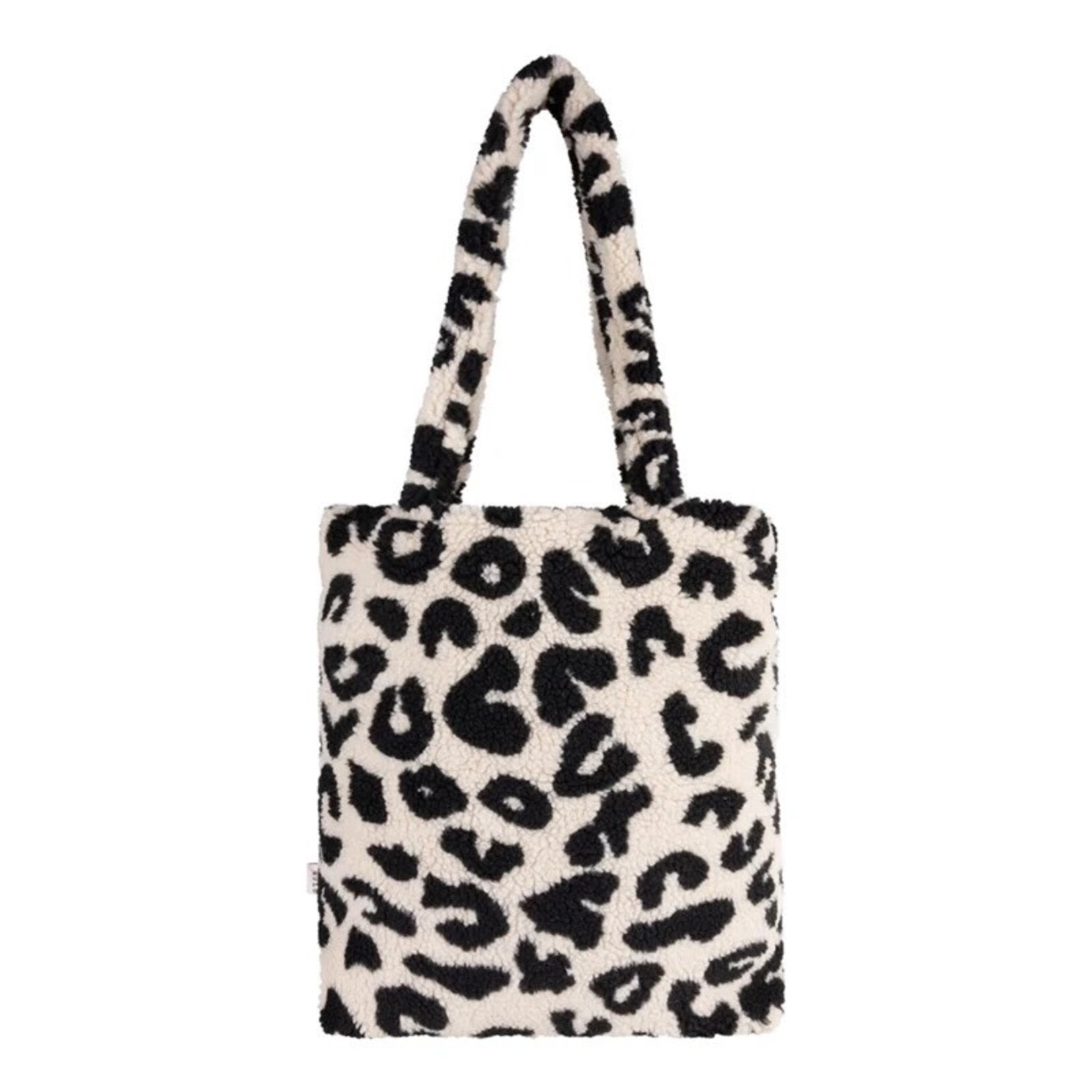 Bulu Teddy Totebag - Beige Big Leopard