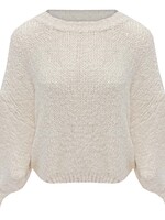 Gebreide trui Jade off white