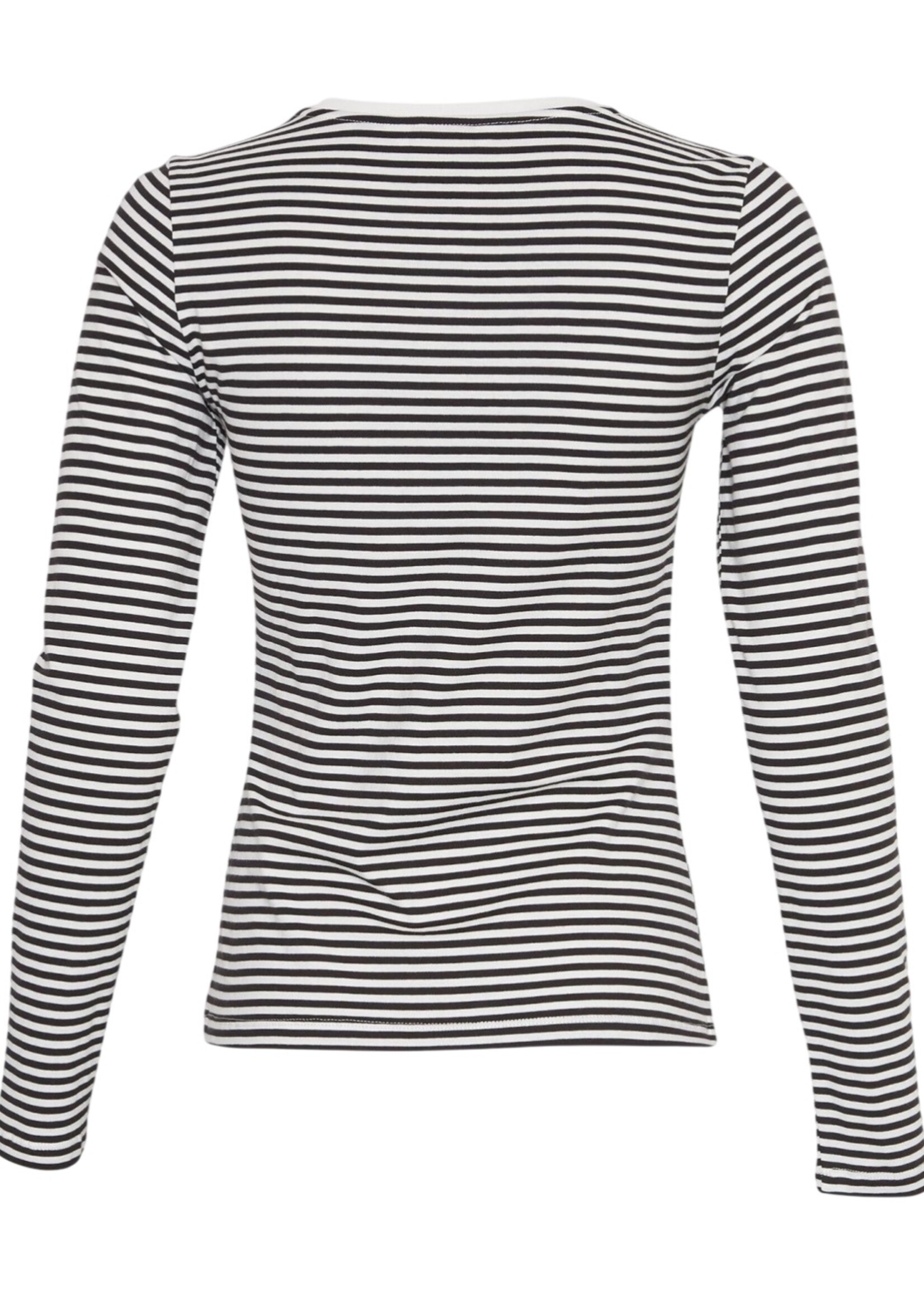 Moss Copenhagen Gemma Hadrea stripe top black