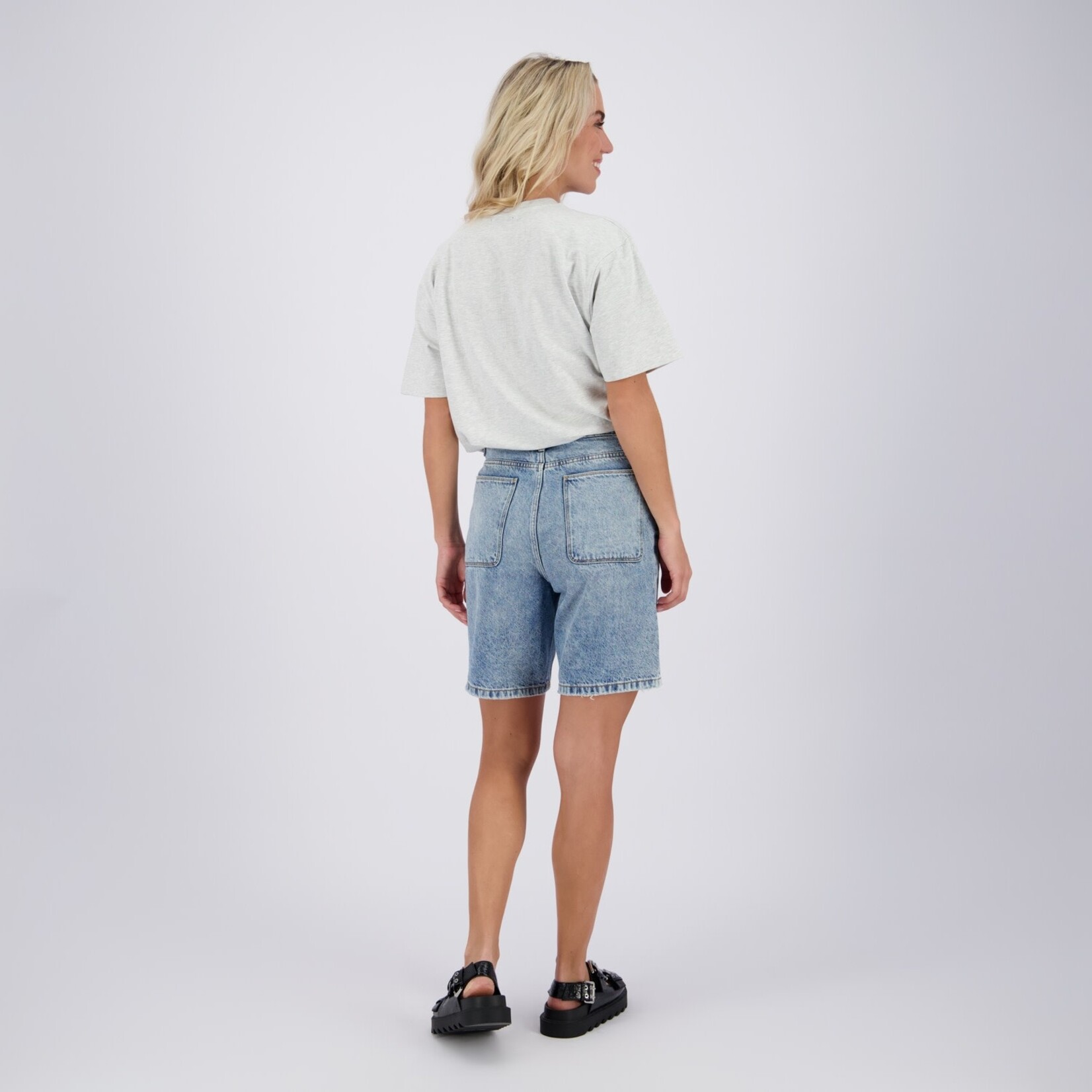 Raizzed denim shorts Meadow mid blue