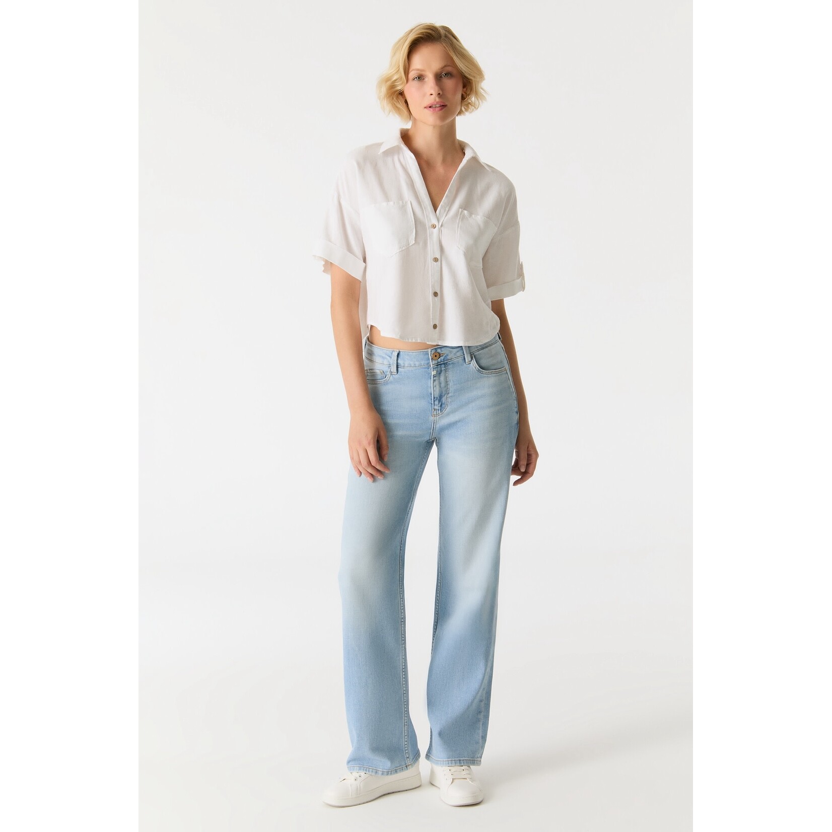 C.O.J. COJ straight jeans Nova light blue