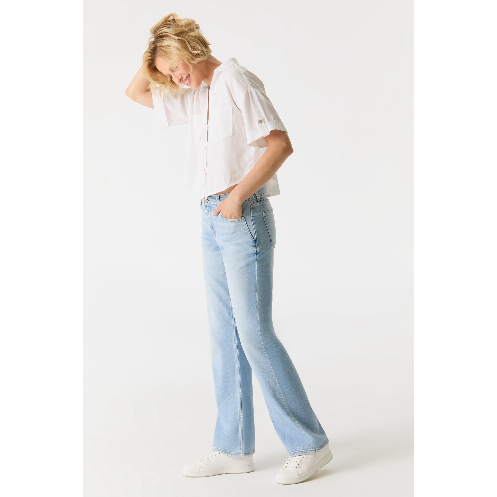 C.O.J. COJ straight jeans Nova light blue