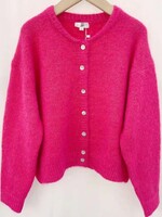 Vest gebreid Lara roze