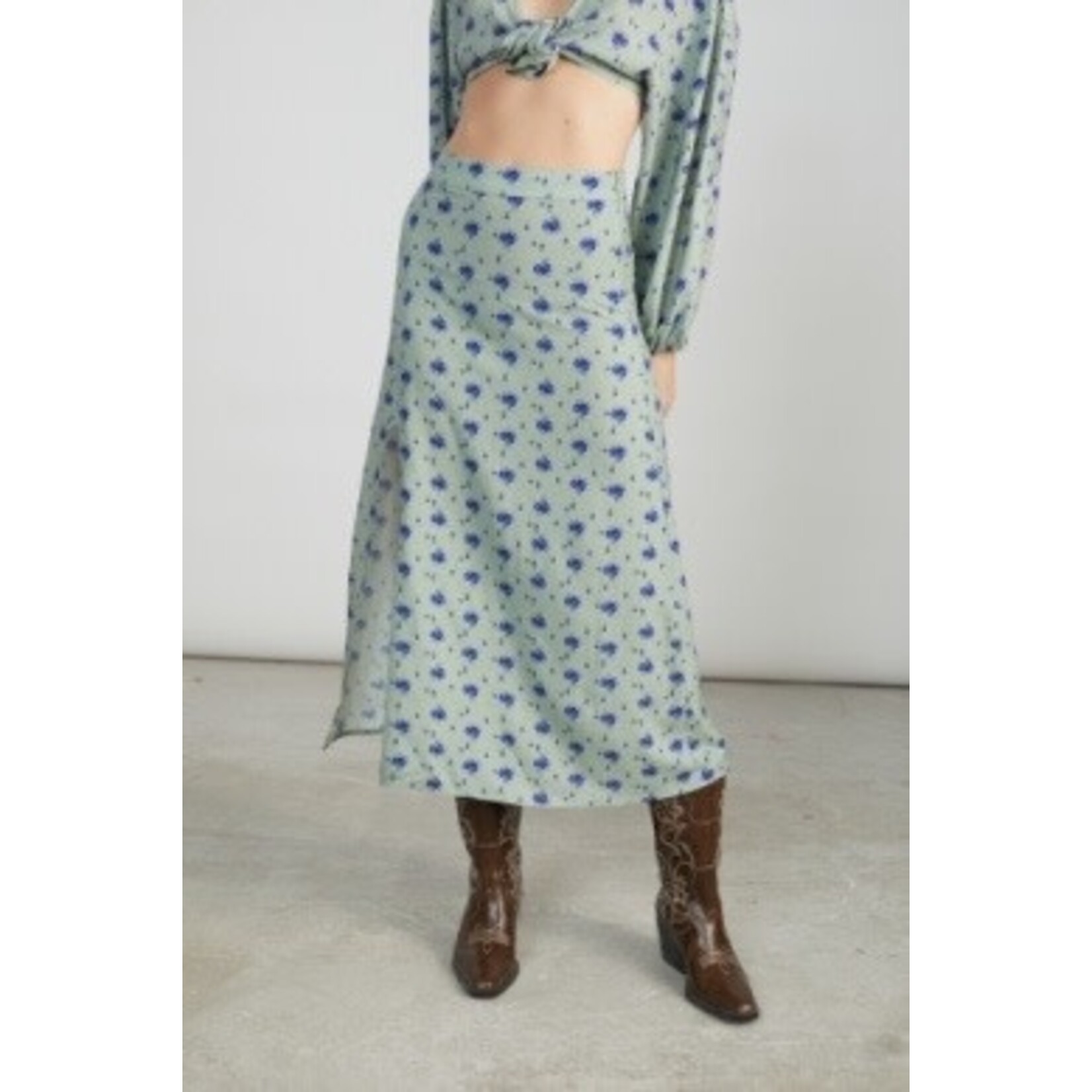 24Colours 24Colours rok Fleur groen