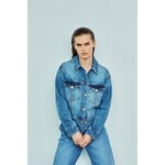 With Black With Black Abigale denim jacket blue