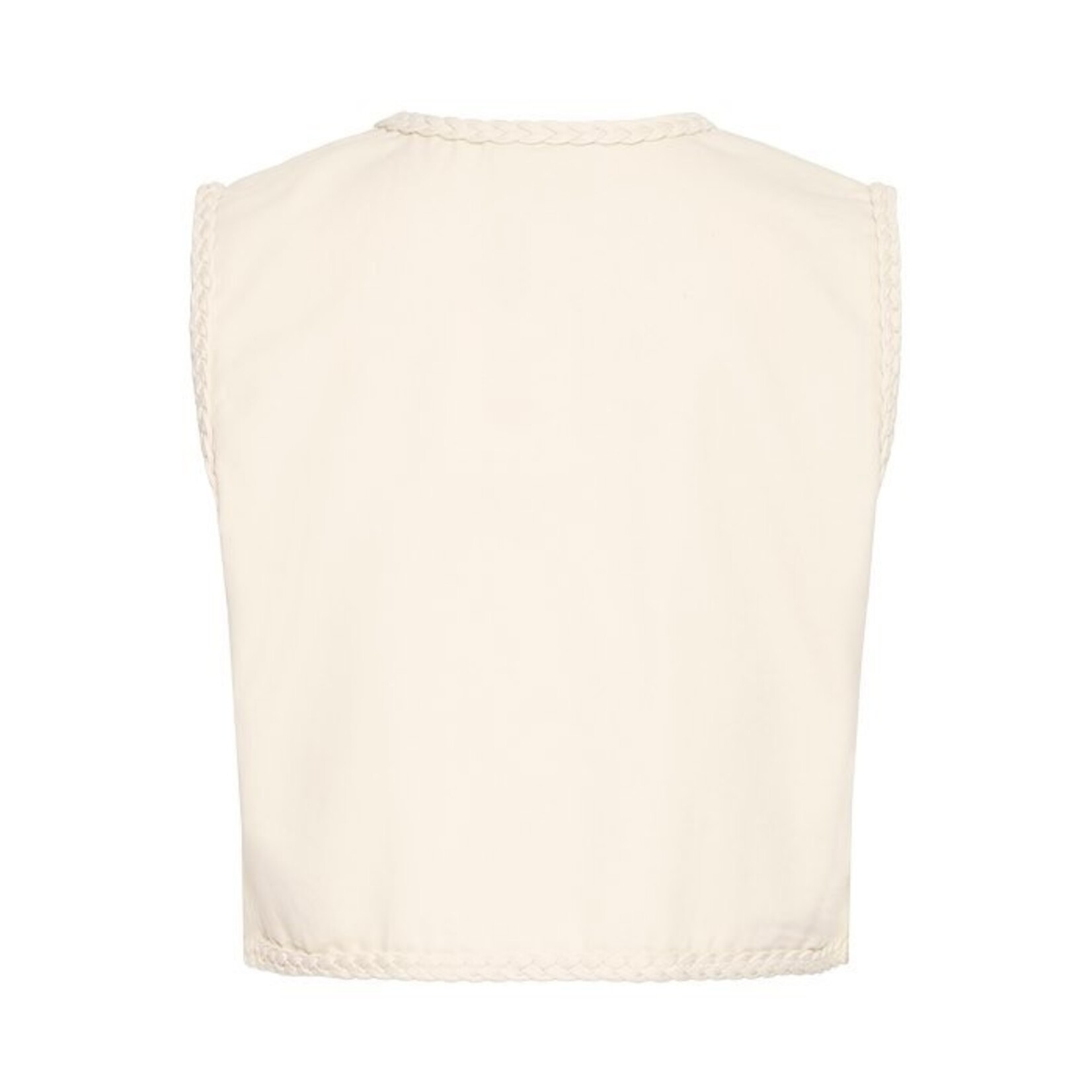 ICHI Ihjalia gilet denim white