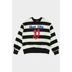 Streep sweater Hello chili black