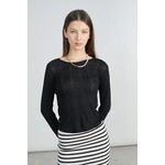 24Colours 24Colours LS top Viola zwart