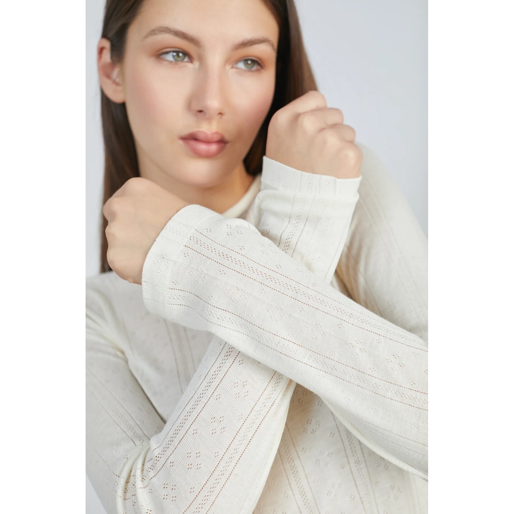 24Colours 24Colous LS top Viola ecru