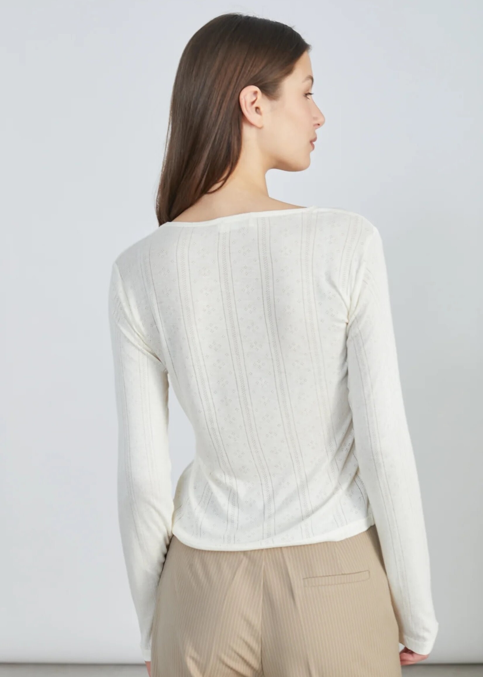 24Colours 24Colous LS top Viola ecru