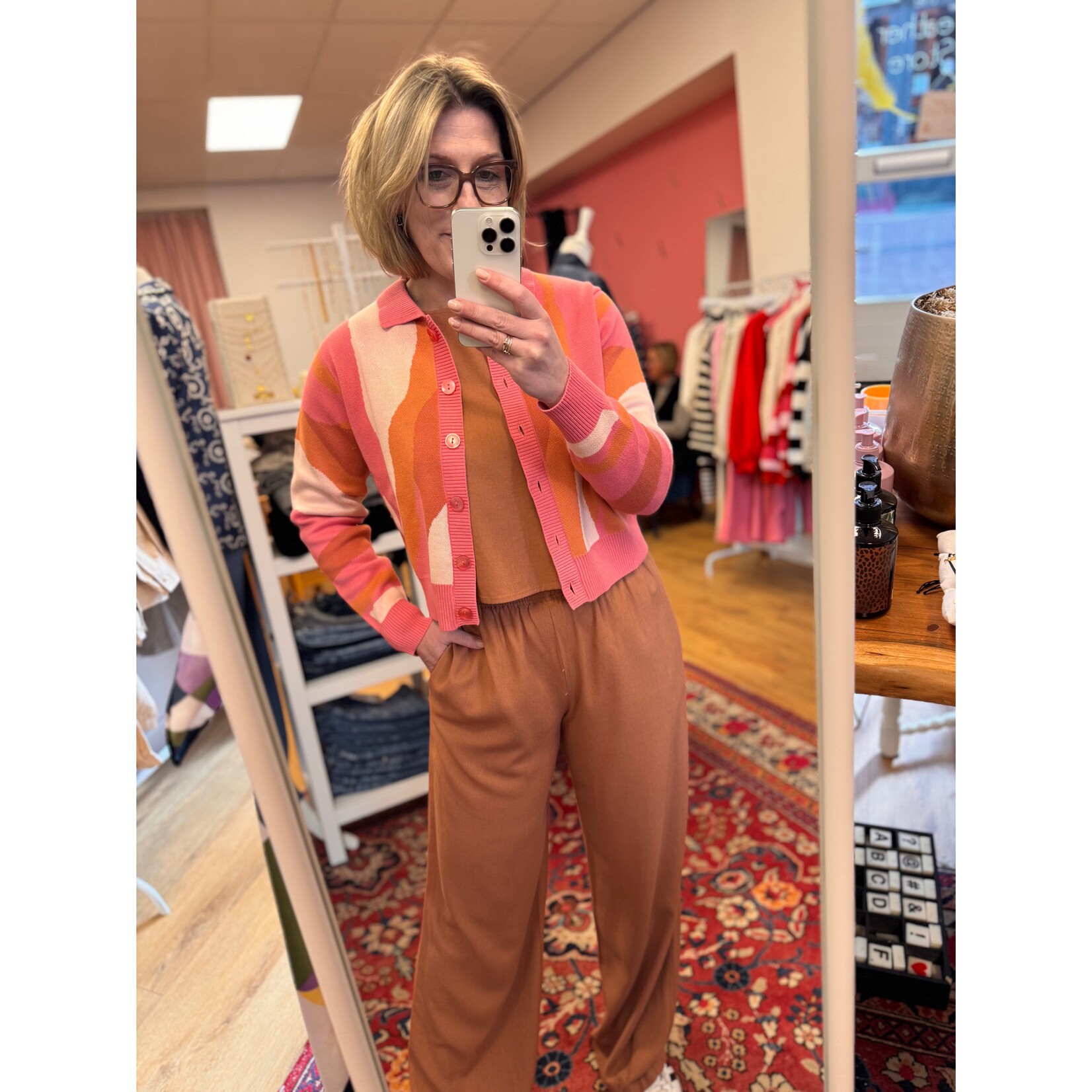 24Colours 24Colours broek Malin bruin