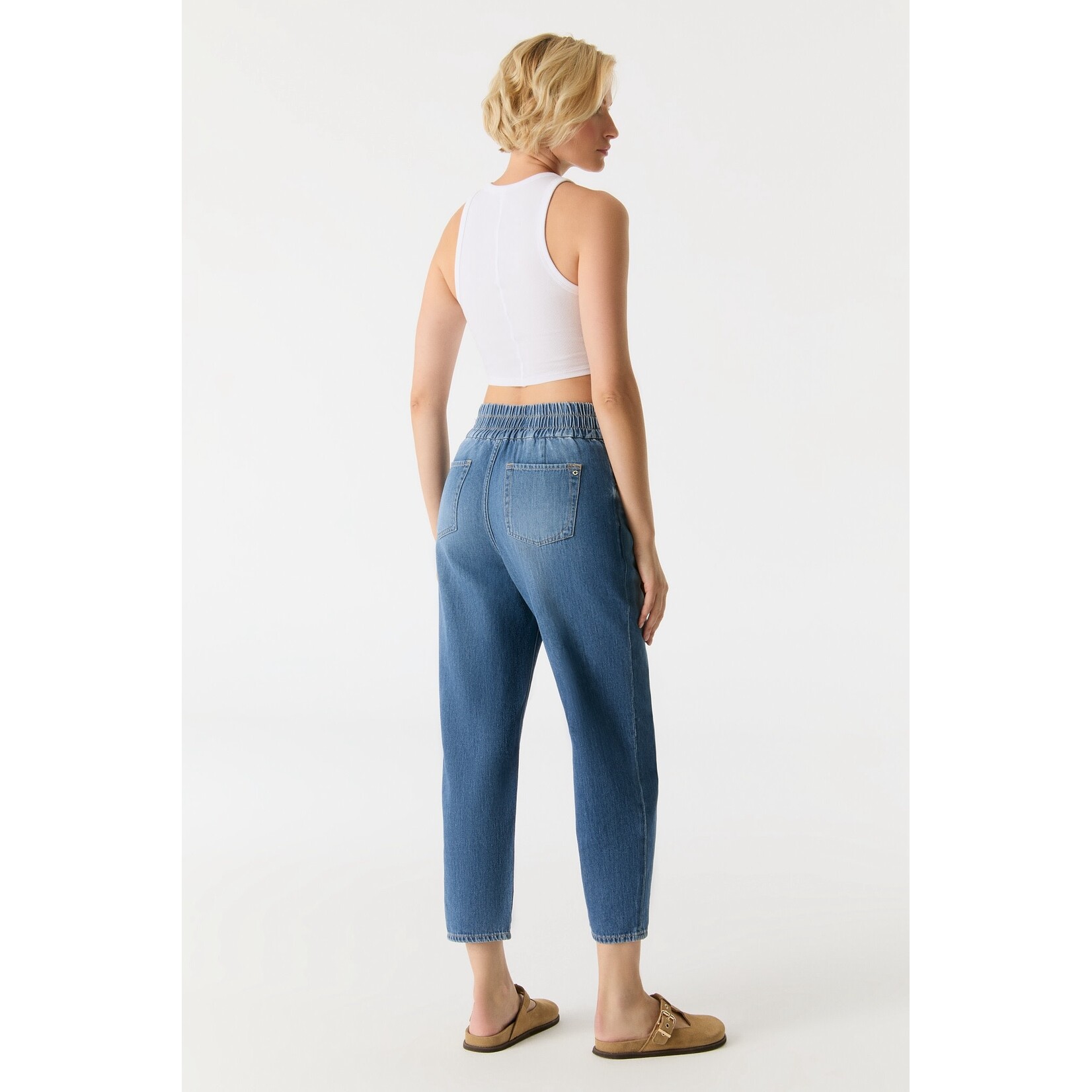 C.O.J. COJ Hight waist cropped jeans Jasmin