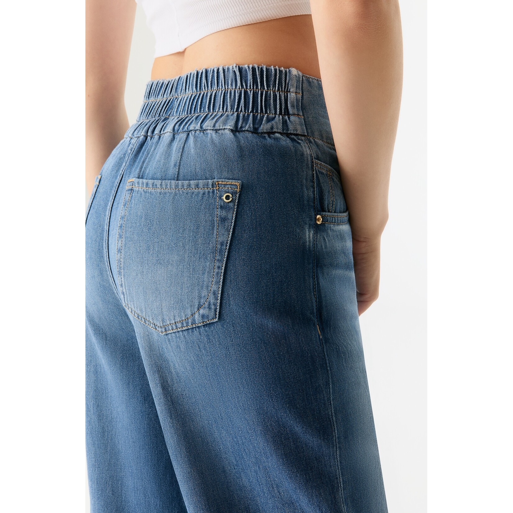 C.O.J. COJ Hight waist cropped jeans Jasmin