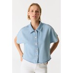C.O.J. COJ blouse Jennifer light denim